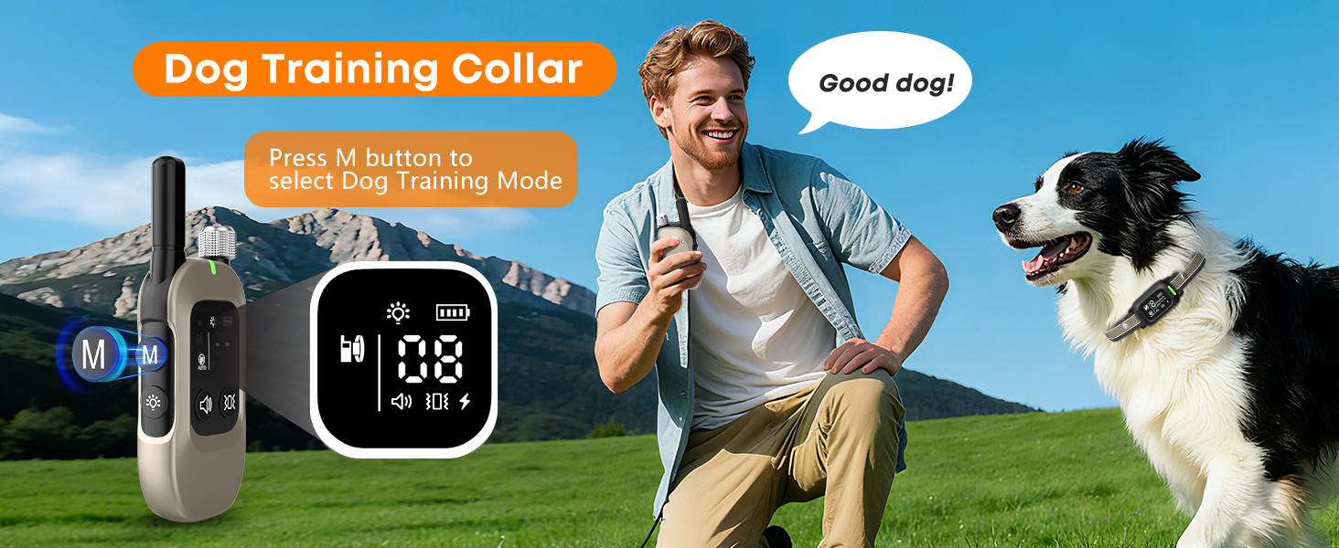 dog shock training collar with remote