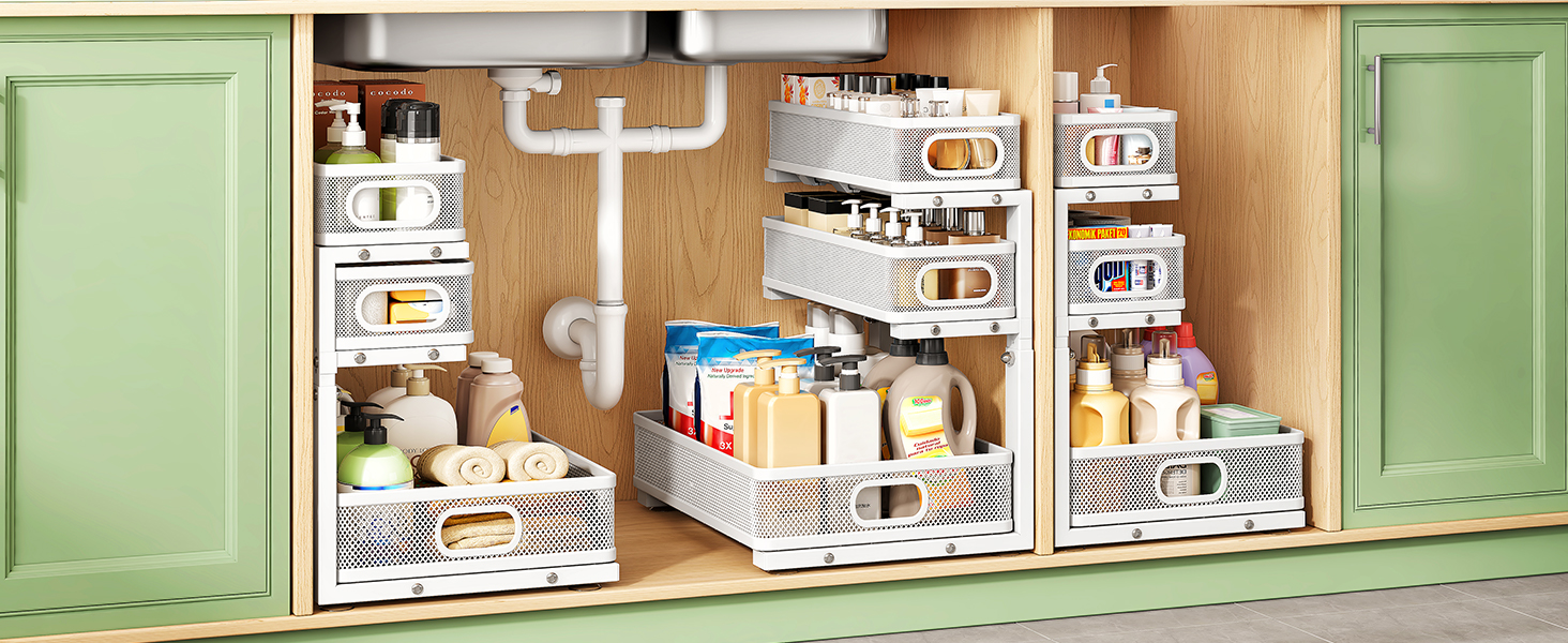 3-Tier Pull Out Under Sink Organizer