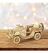 ROKR Model Car Kits Wooden 3D Puzzles Model Building Kits for Adults - Educational Brain Teaser A...