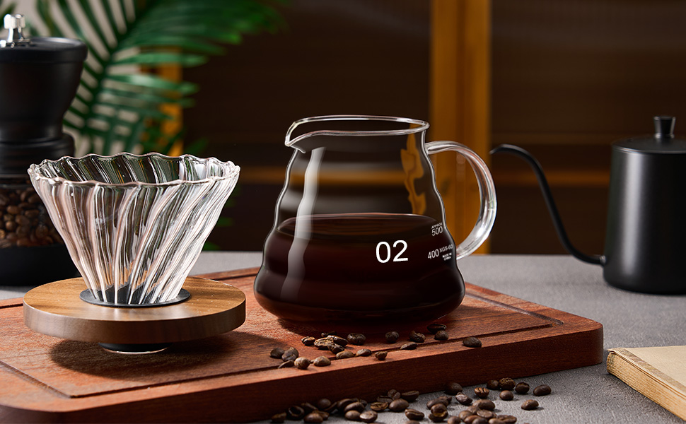 Pour Over Coffee Maker Set
