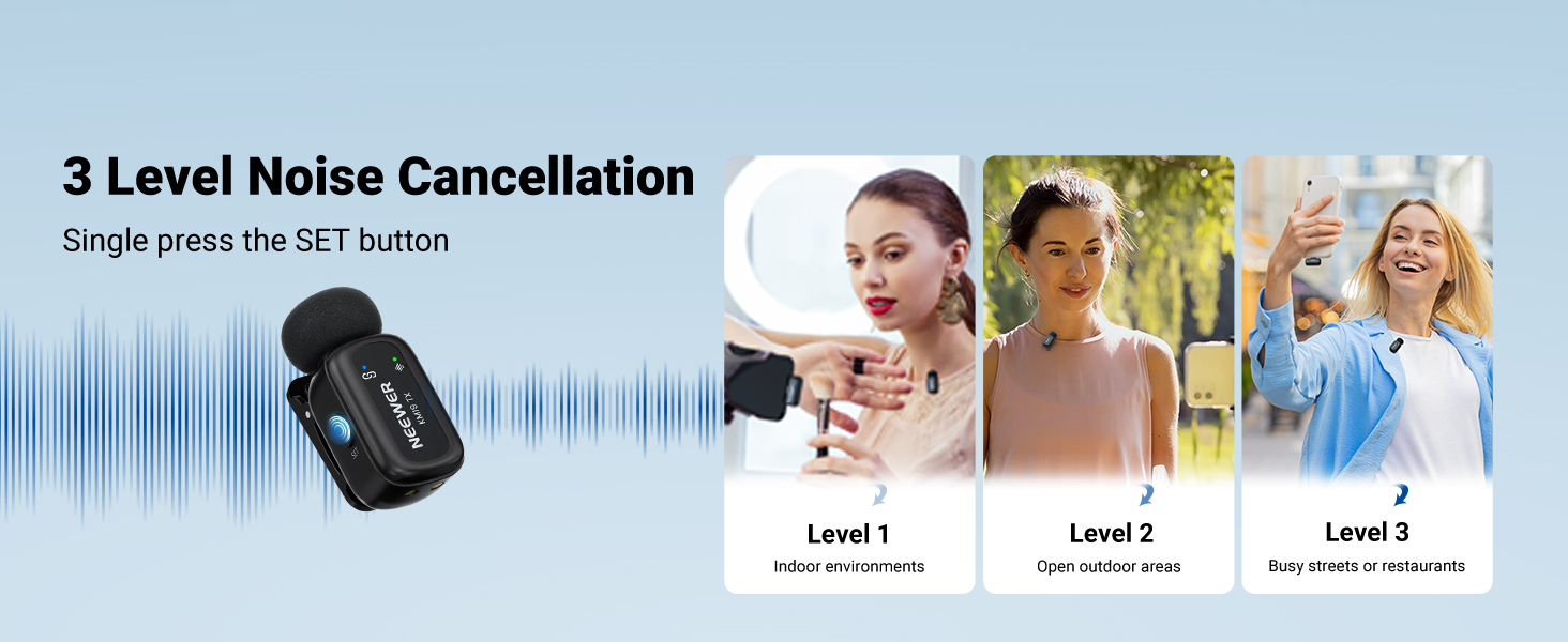 3 Level Noise Cancellation