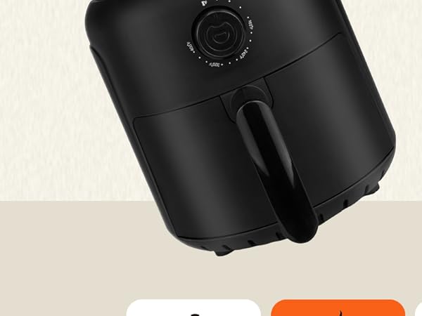 MIRASTON 2.6QT Knob Air Fryer