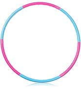 Liberry Kids Exercise Hoop, Detachable &amp; Size Adjustable Toy Hoop, Professional Hoola Rings, Spor...