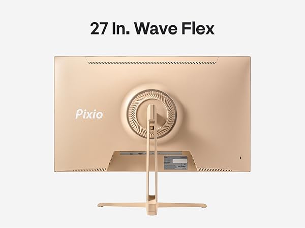 Pixio PX278 Wave Beige 27 inch 180Hz Refresh Rate Quad HD 1440p Resolution Fast IPS Panel 1ms GTG Re...