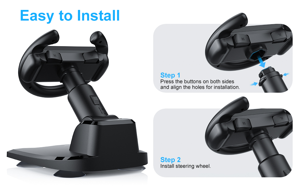 switch racing wheel installation