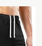 NY Threads Men's Athletic Shorts Quick Dry Loose-Fit Lightweight Running Workout Gym Shorts with ...