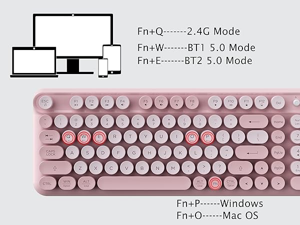 Wireless Bluetooth Keyboard