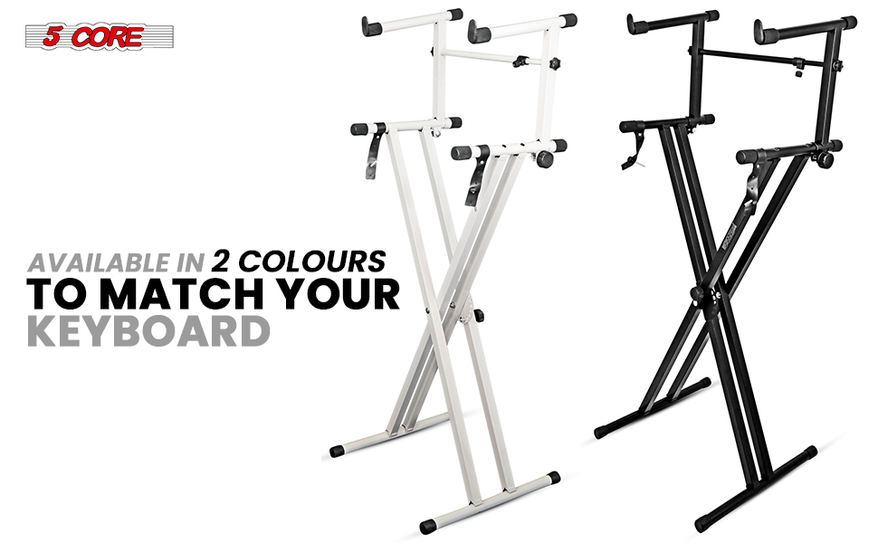 Keyboard Stand Single X Style 7 Adjustable Digital Electric Piano 61 76 88 Keys