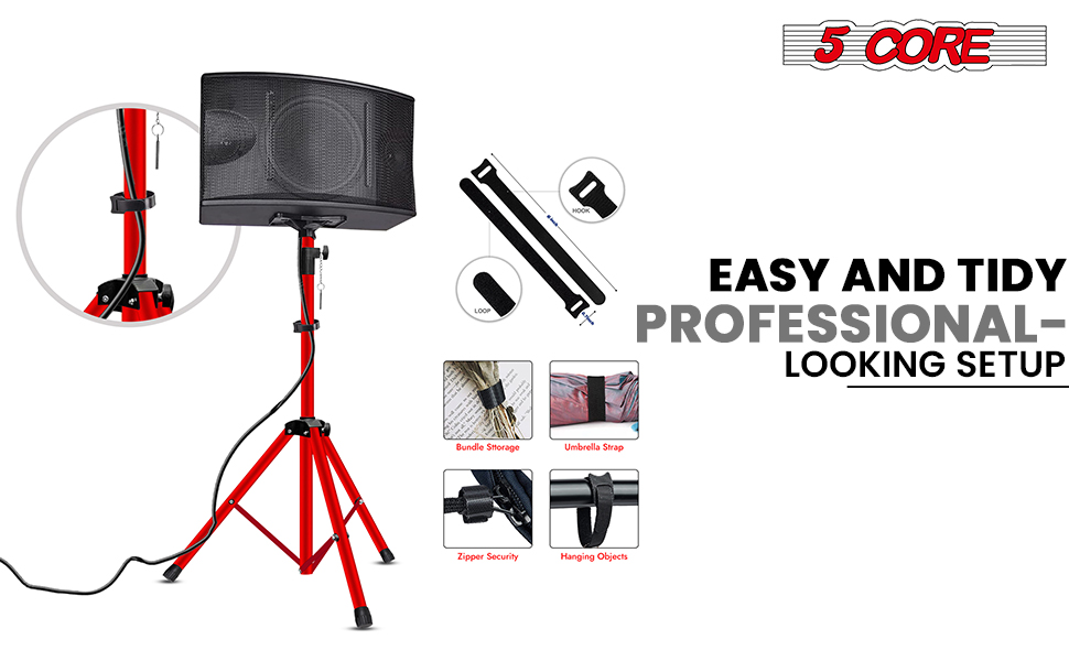 speaker stand sturdy heavy duty adjustable height tripod mount pole stage studio floor