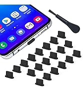 20x USB Type C Anti Dust Plugs for iPhone 15 Plus Pro Max, Mobile Phone USB C Port Plug Dust Plug...
