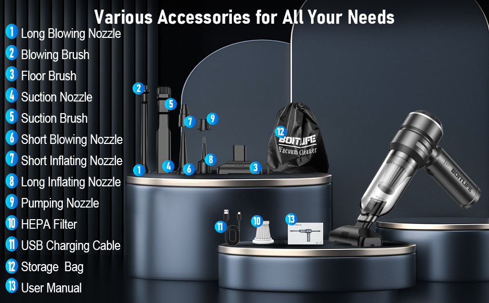 portable car vacuum cordless