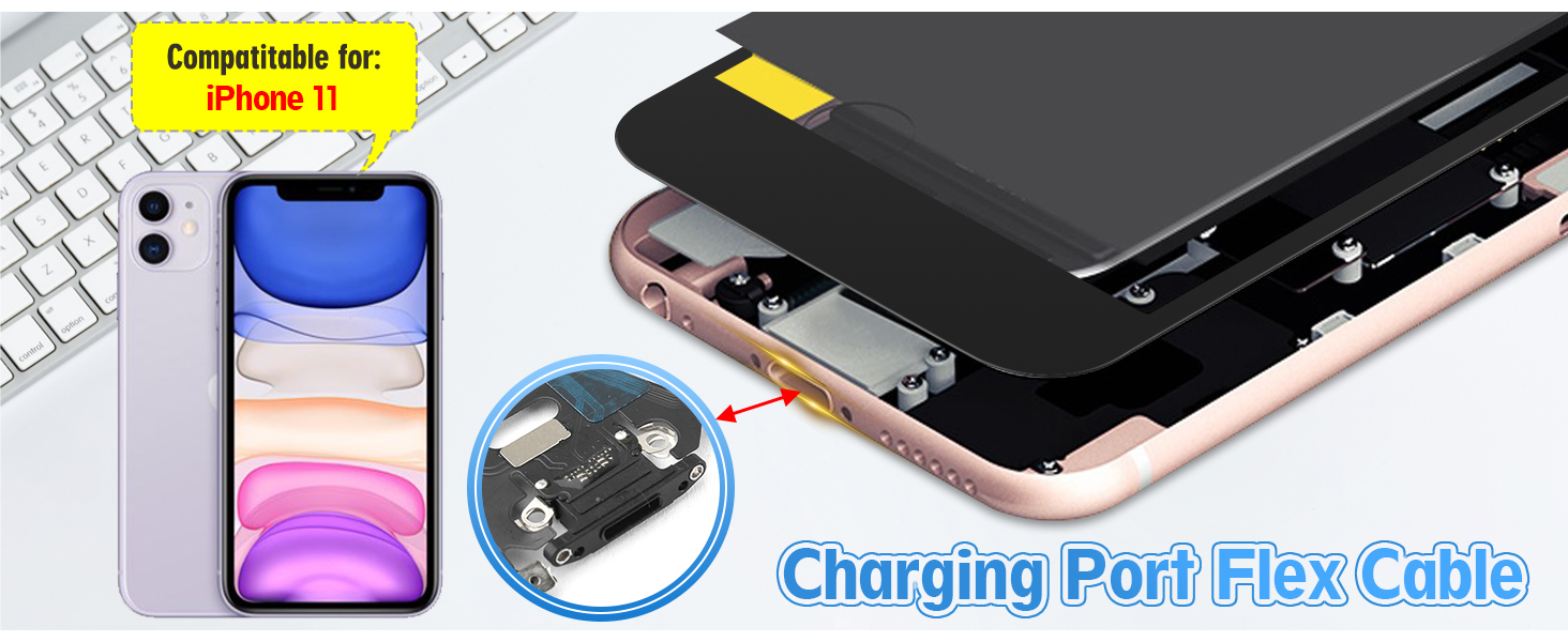 For iphone 11 Charge Port