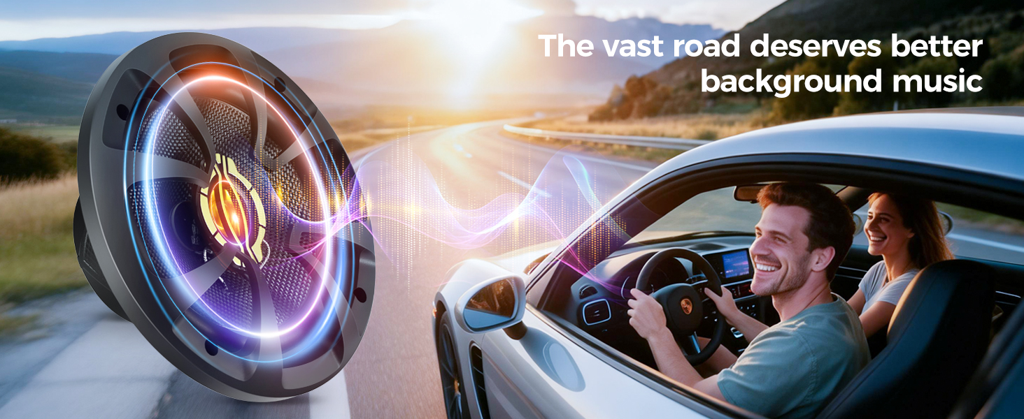 6.5&amp;#34;Coaxial Car Speakers