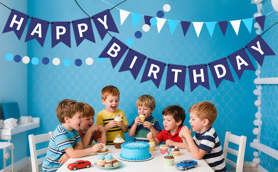 Happy Birthday Hanging Banner