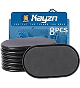 Heavy-Duty Furniture Slider - 3-1/2" x 6" Oval Movers, Reusable Carpet Sliders, Moving Pads - Pro...