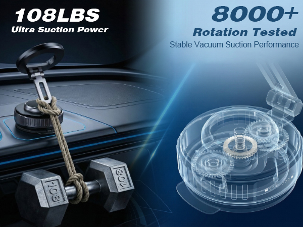 vacuum magnetic phone holder