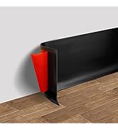 Vinyl Wall Base Baseboard Molding Trim 4" Flexible Self Adhesive Rubber Wall Base Moulding Trim P...