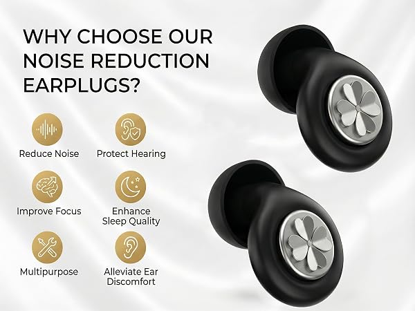 Ear Plugs for Sleeping Noise Cancelling,Ultra-Comfy Noise Reduction for Side Sleepers