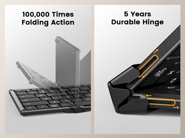 XK01 Plus Backlit Folding keyboard