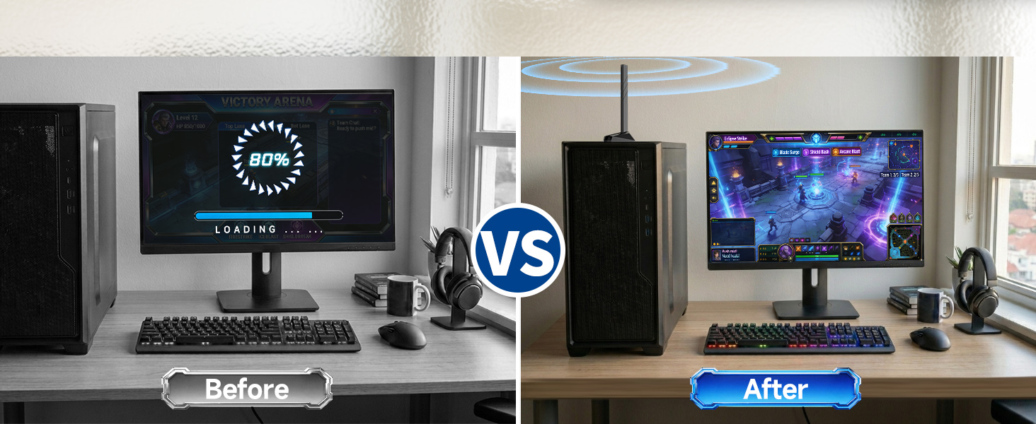wifi 6e antenna for pc gaming motherboard