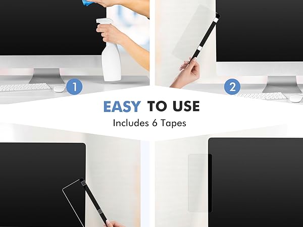 3 pcs acrylic note holders