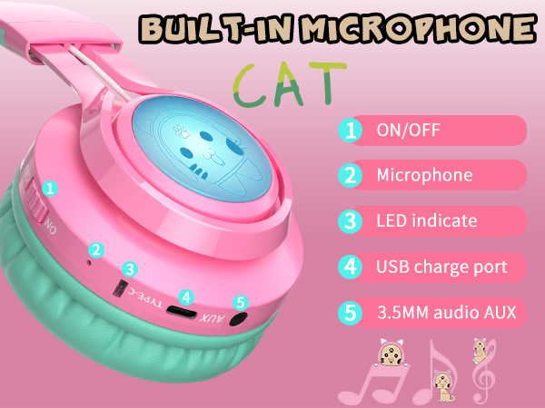 kids headphones bluetooth