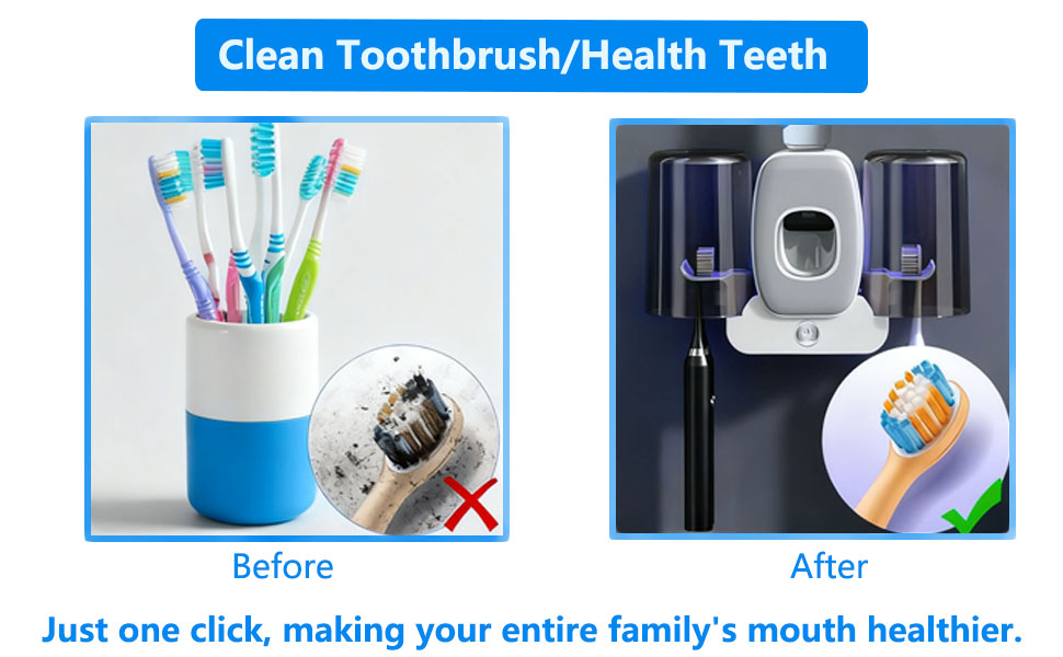 2 Cups Tooth Brush Holder