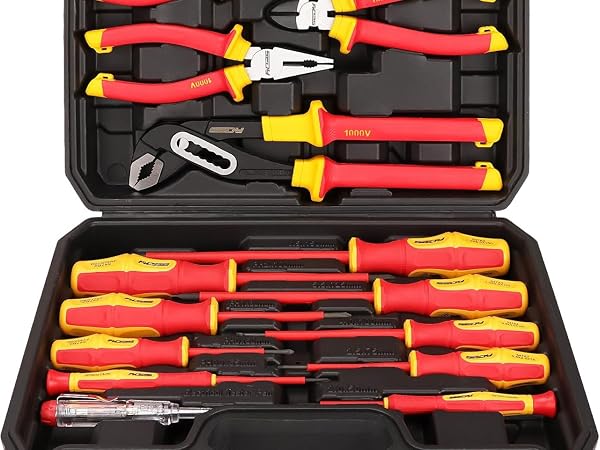 Insulated Screwdriver &amp;amp; Pliers Set