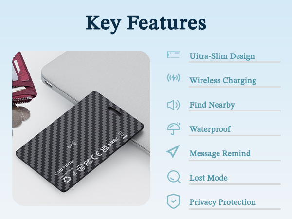 wireless charging tracker card, Say Goodbye to Disposable Batteries