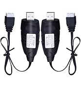 Tosiicop 11.1V Battery Charger Airsoft - 2A 1500mAh USB Chargers with XH-4P Plug Gel Blaster 3S L...