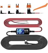 Dash Cam Hardwire Kit,Type-C Hard Wire Kit,USB C Hard Wire Kit Fuse for Dashcam, Plozoe 12V-24V t...
