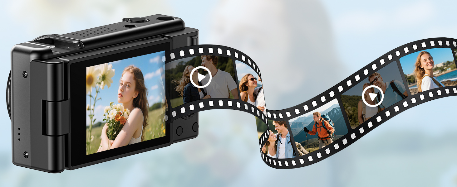 flip screen digital camera