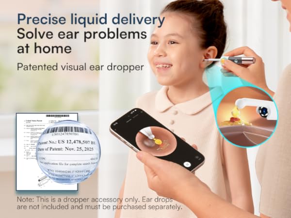 Precise liquid delivery, Solve ear problems at home