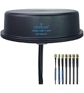 Proxicast 7-in-1 Pro-Grade MIMO 4G/5G + WiFi + GPS Flexible Combination Screw Mount Vehicle Anten...