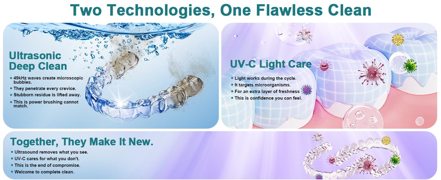 How dental Retainer Cleaner Clean dental pod and dental retainer