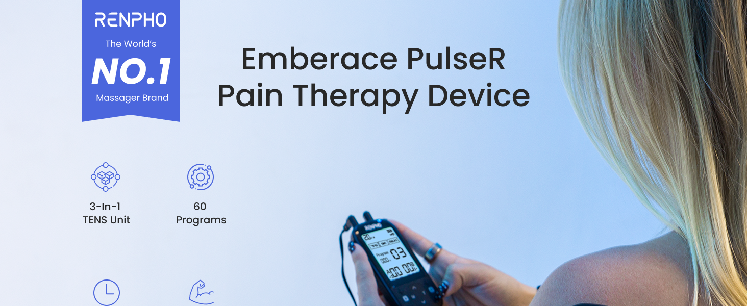 Rechargeable Digital TENS Unit Muscle Stimulator