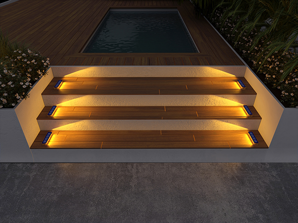 outdoor stair lights