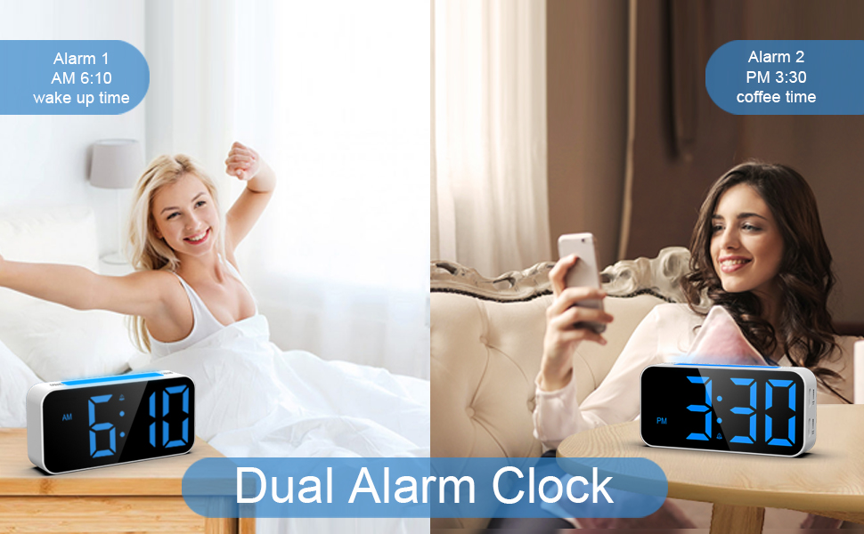 dual alarm clock