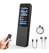 Voice Activated Recorder with Playback (100Hrs Recording Time), Vandlion 1536Kbps HD Digital Reco...