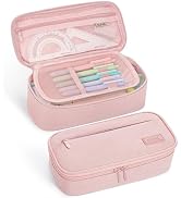 SUNEE Cute Pencil Case, Large Capacity Pencil Pouch, Big Storage Organizer for Stationery, Zipper...