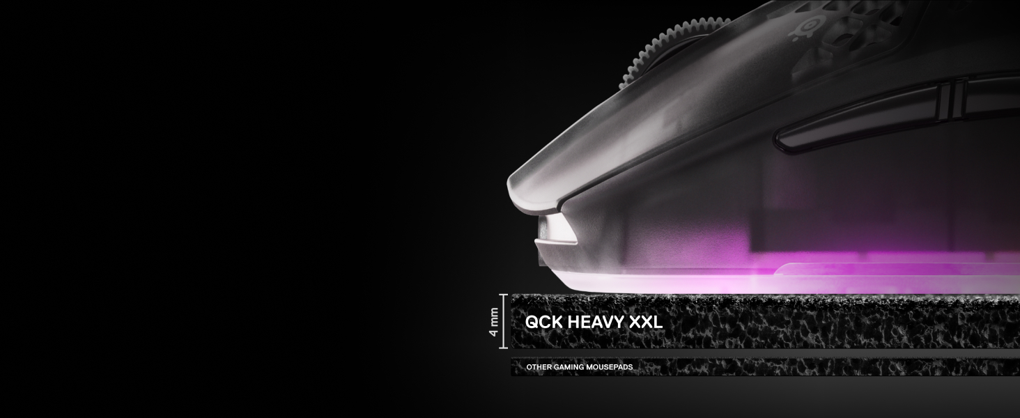 Plush and Supportive QcK Mousepad 