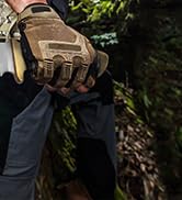 Axe and Fixed Blade Knife with Sheath, One-Piece Camping Hatchet and Hunting Knife with Rope Hand...