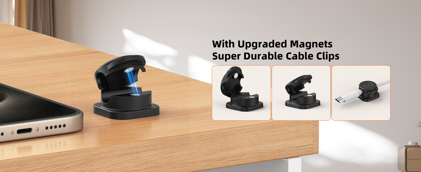 cord holder for nightstand cable clips