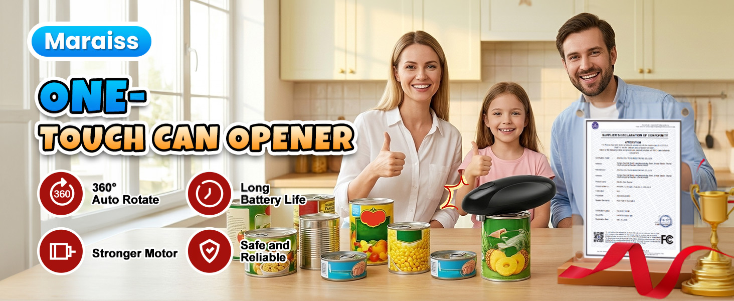 Maraiss One-Touch Can Opener