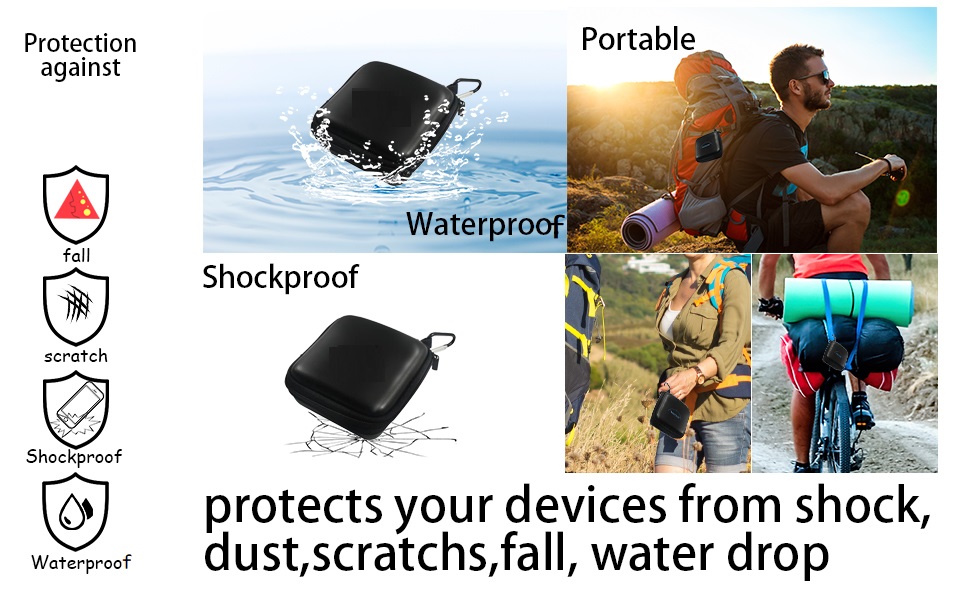 Shock proof case for lapel mic