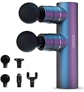arboleaf Massage Gun Deep Tissue with Double Heads, Full-Metal Electric Portable Handheld Massage...