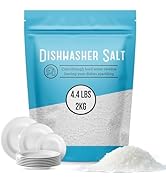 IMPRESA 4.4 LB Dishwasher Salt - Water Softener Salt - Compatible with Bosch, Miele, Whirlpool, T...