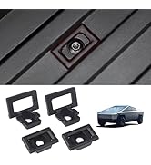 CNSPEED Heavy Duty D-Rings Truck Bed Tie Down Anchors Truck Bed Hooks Compatible with Tesla Cyber...