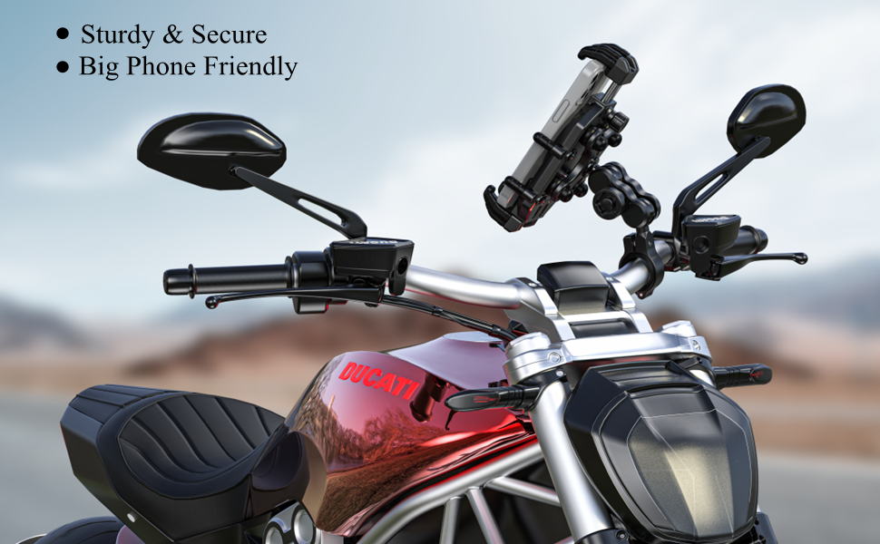 Motorcycle phone mount bike phone holder