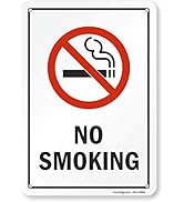 No Smoking” Sign | 7" x 10" Aluminum